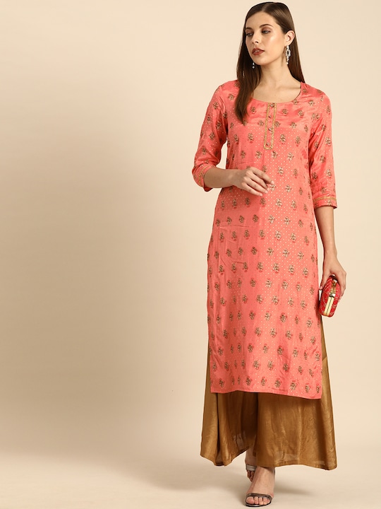 Anouk Women Floral Printed Kurta