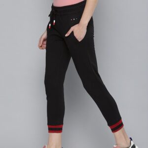 Harvard Women Solid Cropped Track Pant