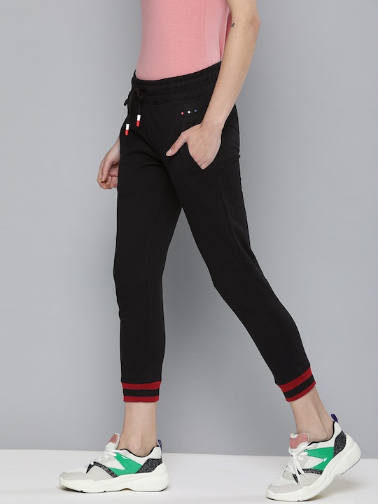 Harvard Women Solid Cropped Track Pant