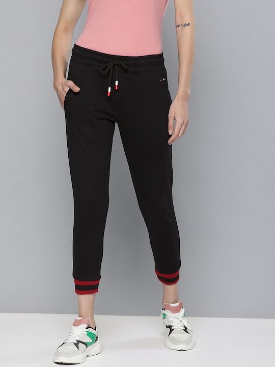 Harvard Women Solid Cropped Track Pant