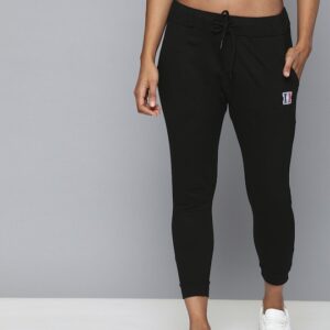 Harvard Women Solid Regular Fit Cropped Track Pant