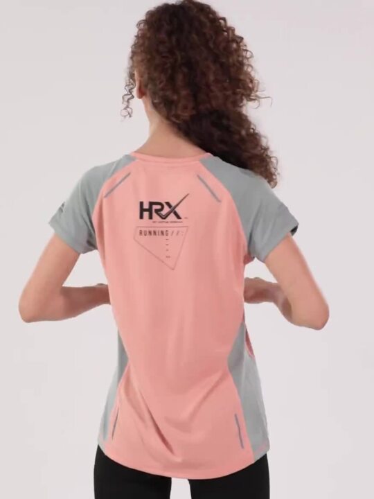 HRX Women Rapid-Dry Running T-shirt