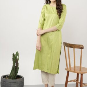 Sangria Women Printed Straight Kurta