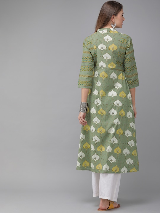 Anouk Women Printed A-Line Kurta