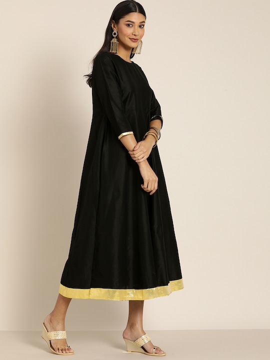 all about you Women Fit and Flare Dress with Dupatta