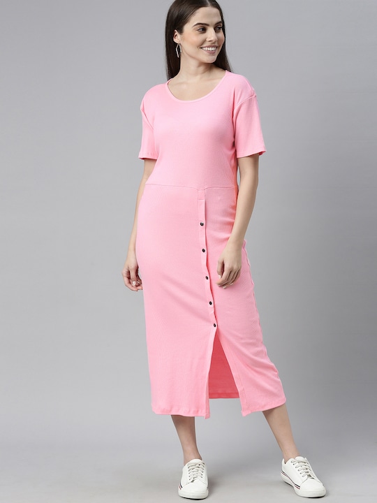 HERE&NOW Sheath Midi Dress