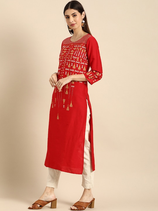 Anouk Women Ethnic Motifs Printed Kurta