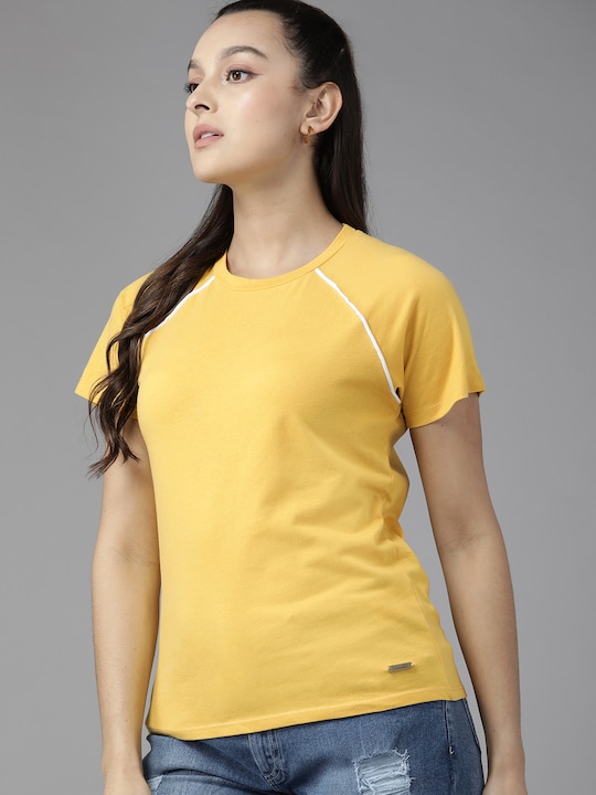 Roadster Women Pure Cotton T-shirt