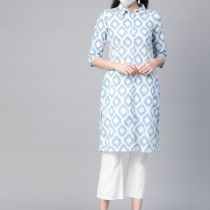 HERE&NOW Women Printed Straight Kurta