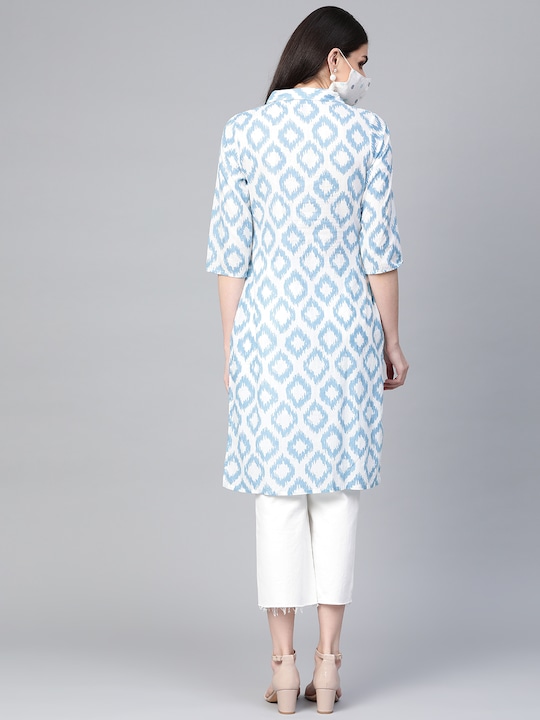 HERE&NOW Women Printed Straight Kurta