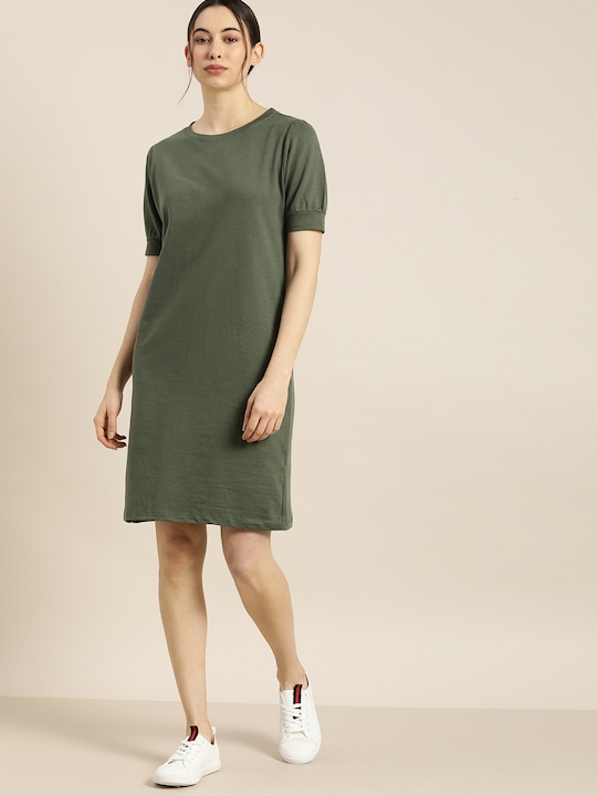 ether Pure Cotton T-shirt Dress