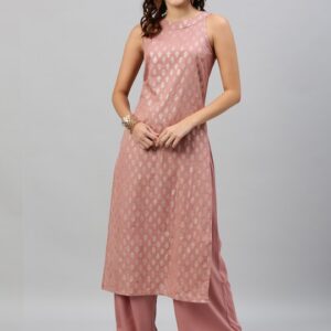 Anouk Women Printed Kurta with Palazzos