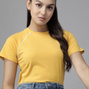 Roadster Women Pure Cotton T-shirt