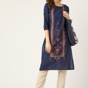 Sangria Women Pure Cotton Printed Kurta