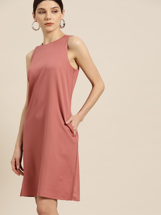 her by invictus Women Solid A-Line Dress