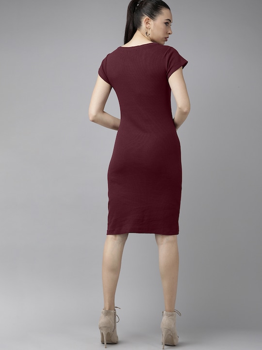 Roadster Ribbed A-Line Dress