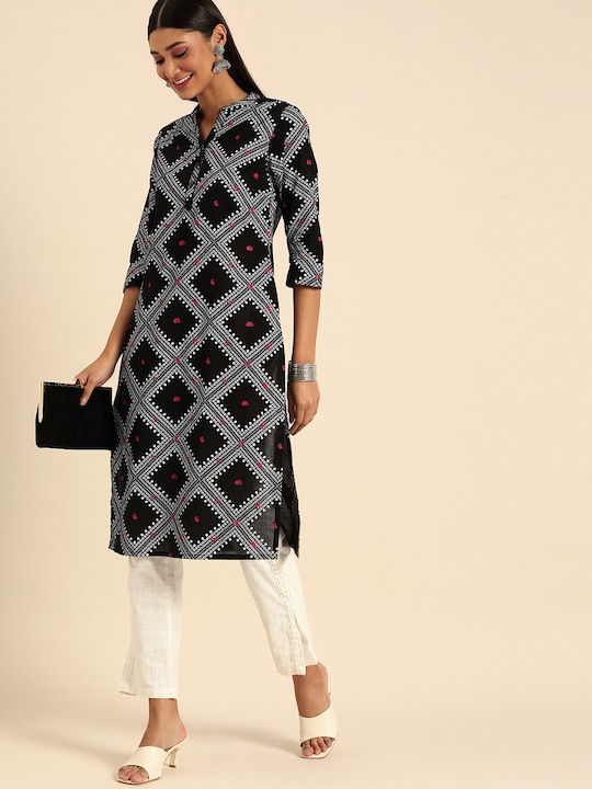 Anouk Women Quirky Printed Quirky Kurta