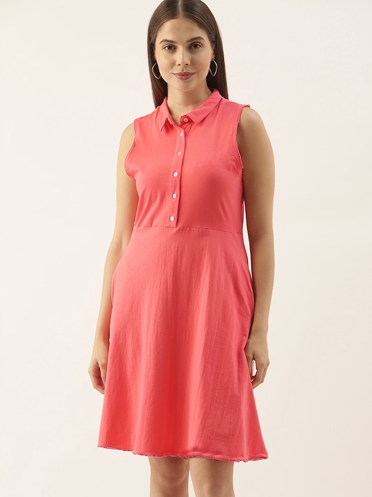 her by invictus Women Solid A-Line Dress