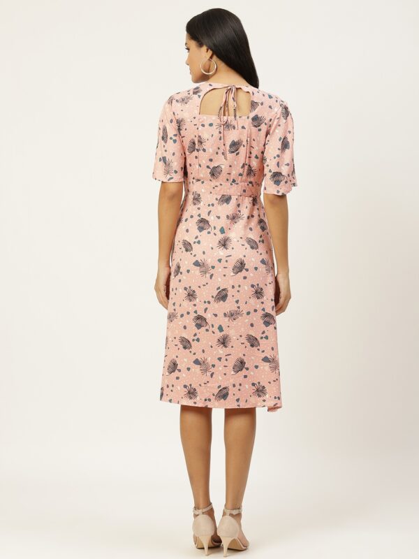 DressBerry Floral Print A-Line Dress