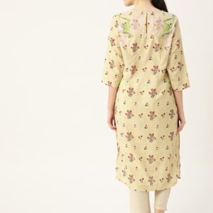 Anouk Women Ethnic Motifs Print Straight Sustainable Kurta