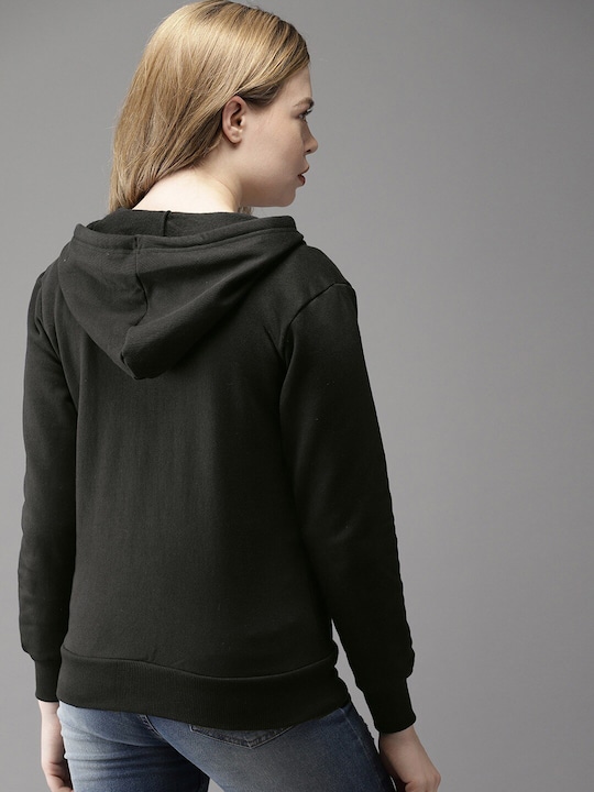 Campus Sutra Women Hooded Sweatshirt