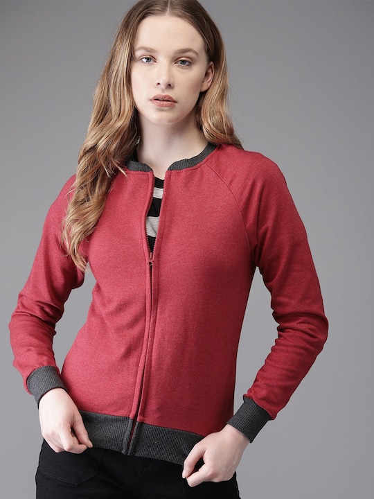 Campus Sutra Women Cotton Sweatshirt