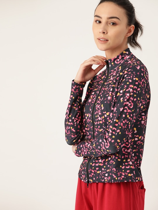 DressBerry Women Printed Sporty Jacket