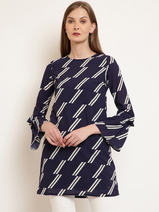 Pepe Jeans Women Printed A-Line Dress