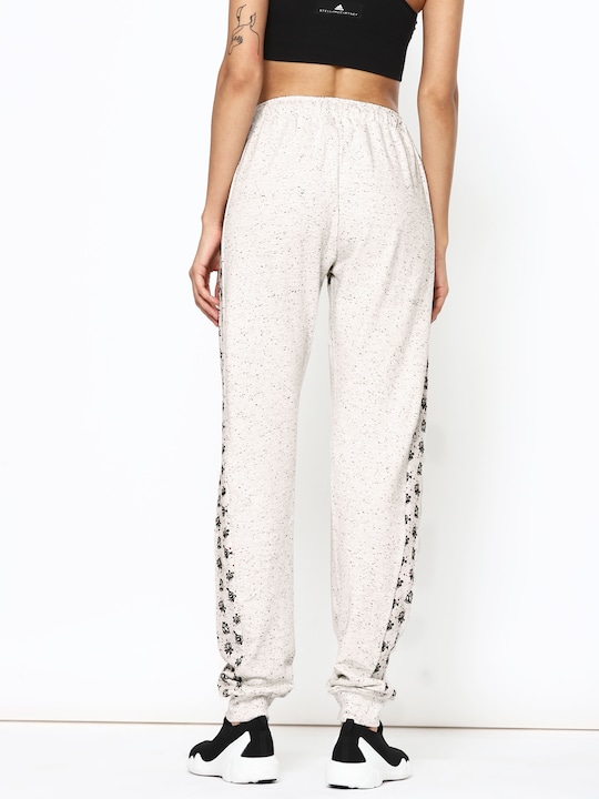 Kook N Keech Women Off-White & Black Printed Joggers