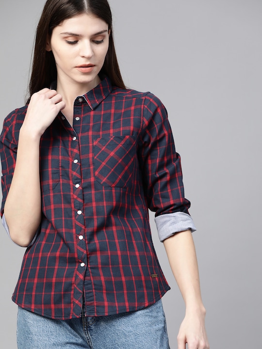 Roadster Women Reversible Regular Fit Casual Shirt