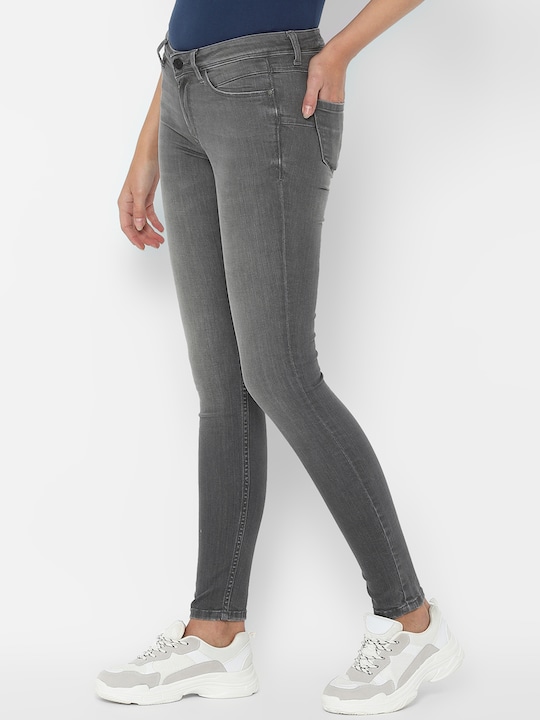 Allen Solly Woman Women Grey Regular Fit Jeans