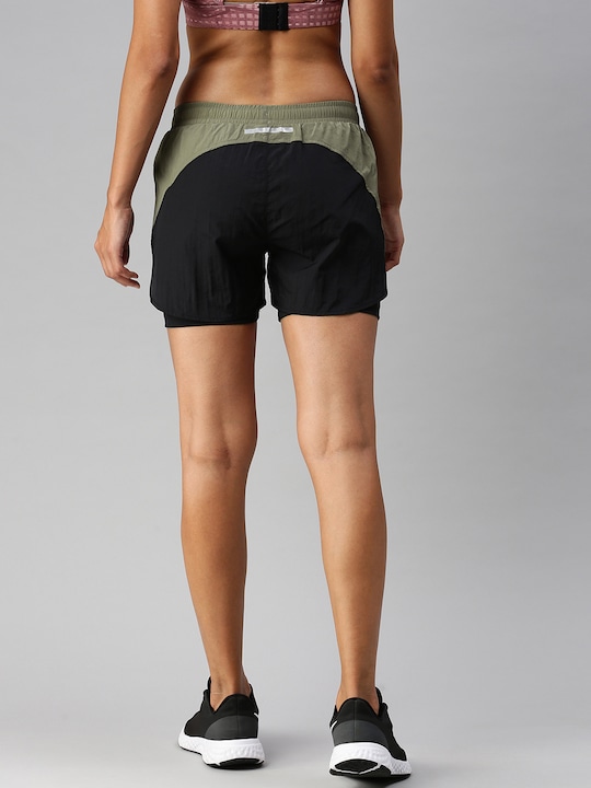 HRX by Hrithik Roshan Women Regular Fit Rapid-Dry Antimicrobial Running Shorts