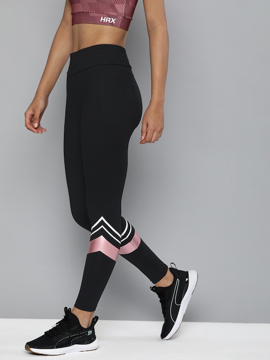 HRX By Hrithik Roshan Running Women Rapid-Dry Graphic Tights