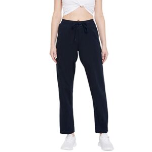 StyleStone Women"s Navy Cotton Track Pants