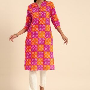 Anouk Women Color blocked Kurta