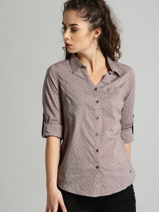 Roadster Women Printed Casual Shirt