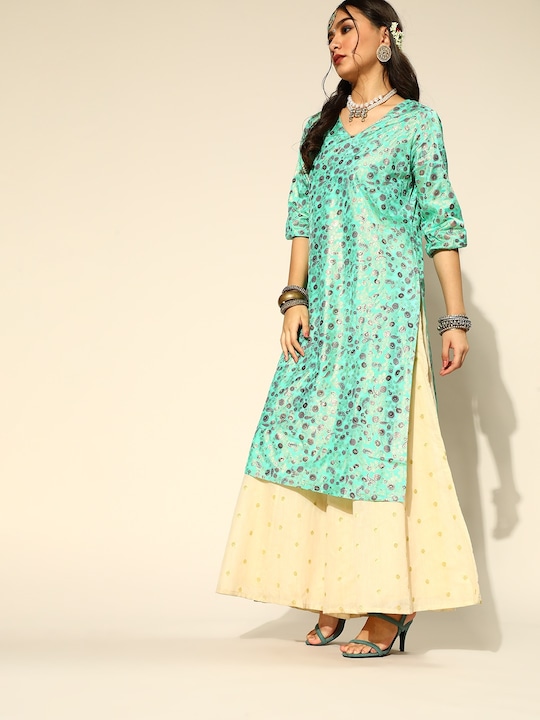 Anouk Women Enchanting Ethnic Motifs Kurta