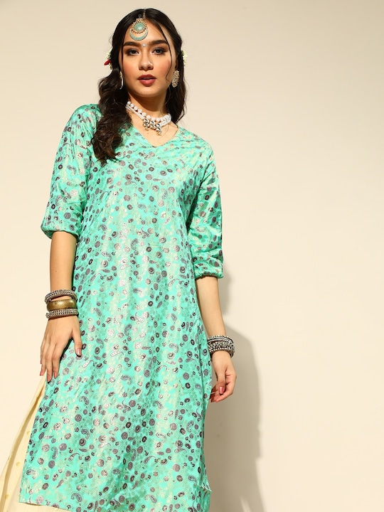 Anouk Women Enchanting Ethnic Motifs Kurta