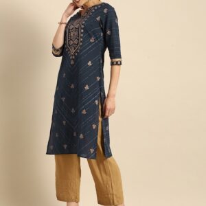 Anouk Women Printed Pure Cotton Kurta