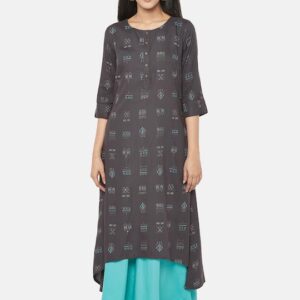 Rangmanch By Pantaloons Women Geometric Printed A-Line Kurta