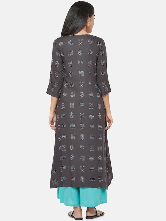 Rangmanch By Pantaloons Women Geometric Printed A-Line Kurta