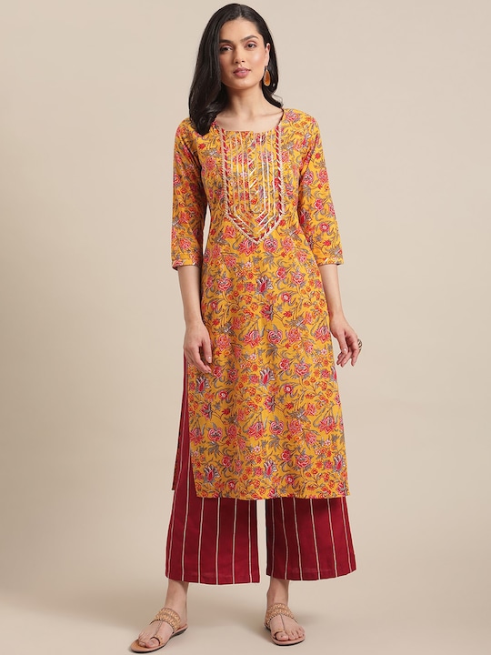 Varanga Women Floral Printed Kurta