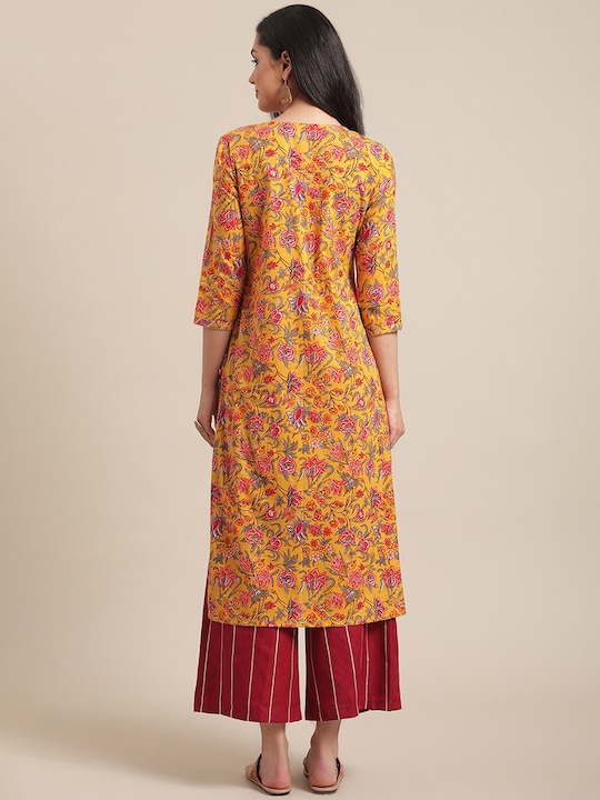 Varanga Women Floral Printed Kurta