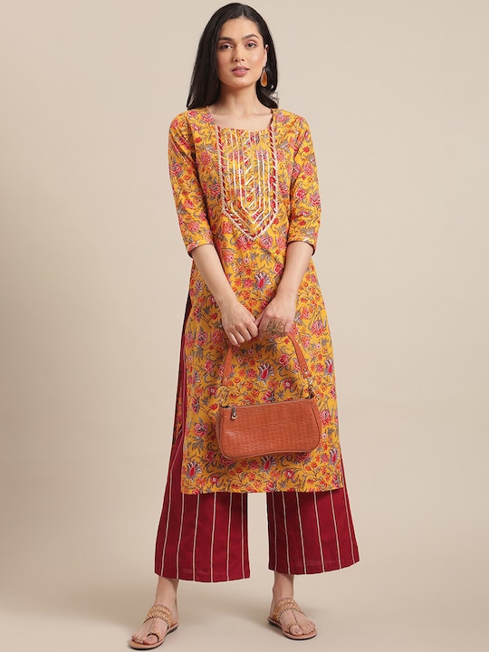 Varanga Women Floral Printed Kurta