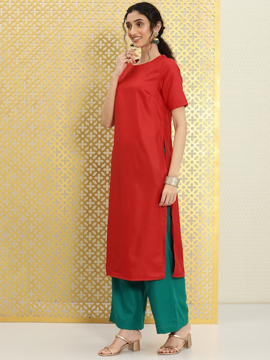 House of Pataudi Women Rozana Kurta with Palazzos