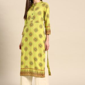 Anouk Women Printed Kurta with Palazzos