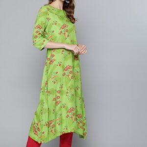 HERE&NOW Women Ethnic Motifs Print A-line Kurta