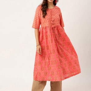 Sangria Women Pure Cotton Ethnic Motifs Printed Kurta