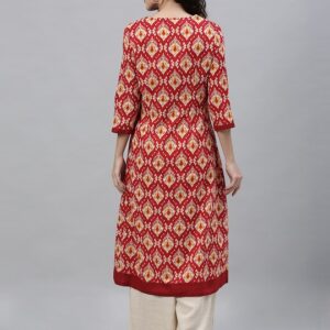 Anouk Women Printed A-Line Kurta