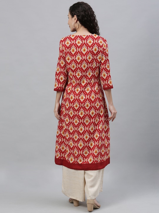 Anouk Women Printed A-Line Kurta